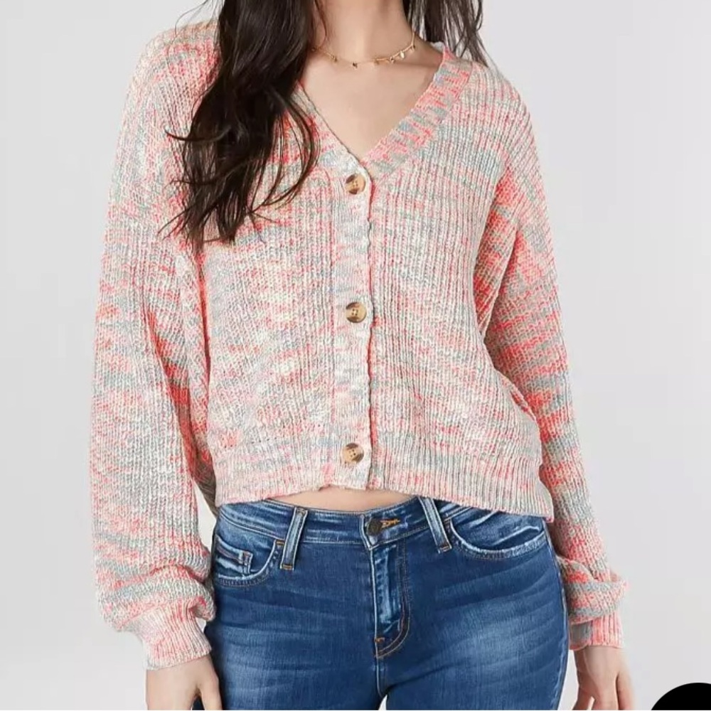 Buckle Willow & Root Space Dye cardigan